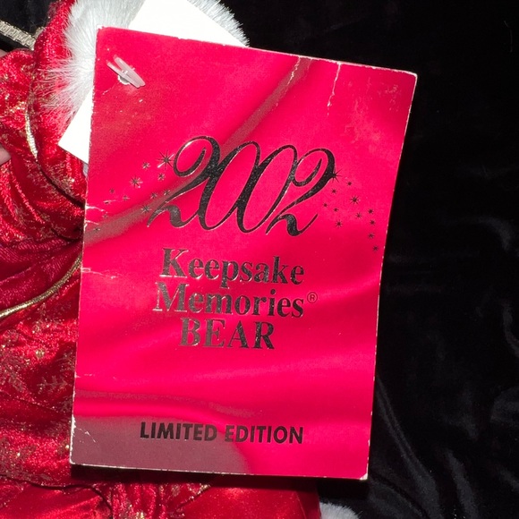 Dan Dee 2002 Keepsake Memories Bear Limited Edition Red Female Christmas Bear - Picture 7 of 13
